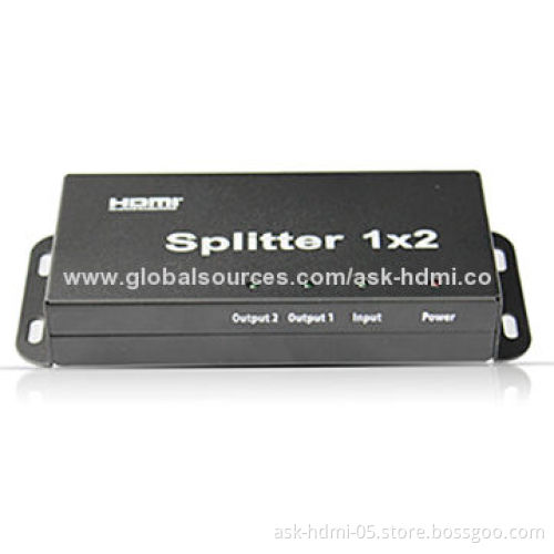 2-port HDMI Splitter, HDMI V1.4, 1 x HDMI/F Input to 2 x HDMI/F,4K